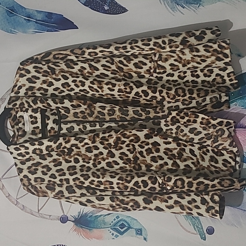 Lush Animal Print Blazer